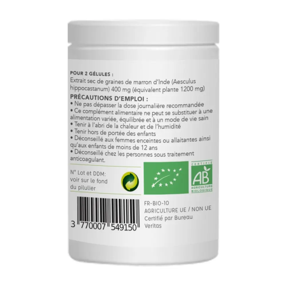 Marron d'Inde Bio — Laboratoires du Docteur Bobo