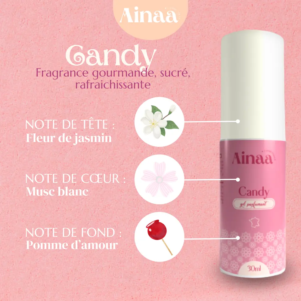 Gel parfumant Musc Candy — Ainaa Cosmétiques
