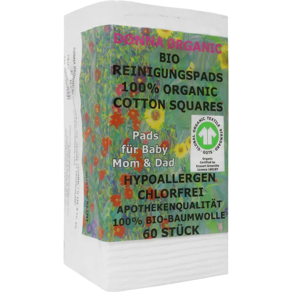Tampons nettoyants biologiques fabriqués à partir de coton 100% Bio - Dønna Ørganic — Don Dandrea Deutschland