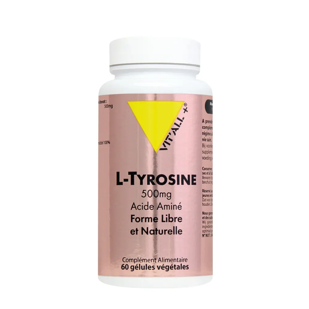 L-Tyrosin, Aminosäure für die Schilddrüse — VIT'ALL+