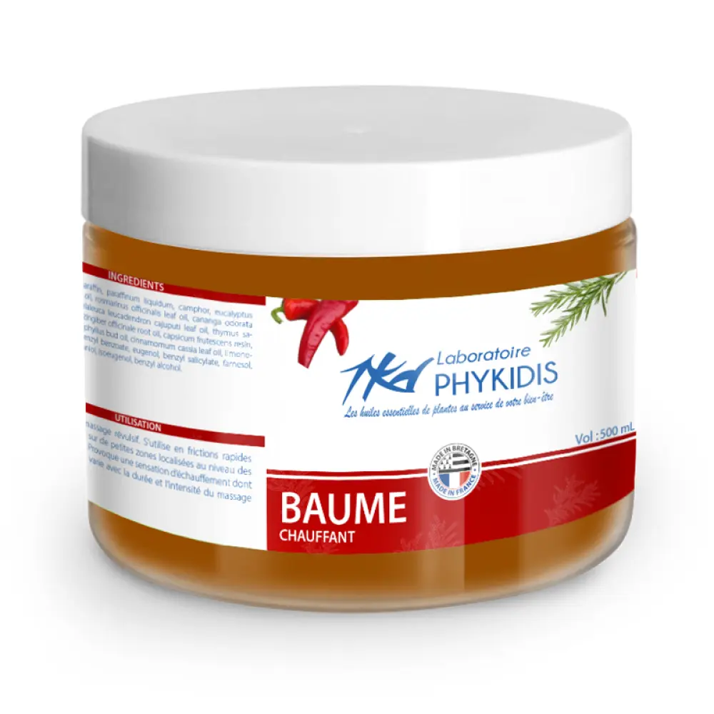 Baume chauffant - Massage articulaire — Laboratoire Phykidis