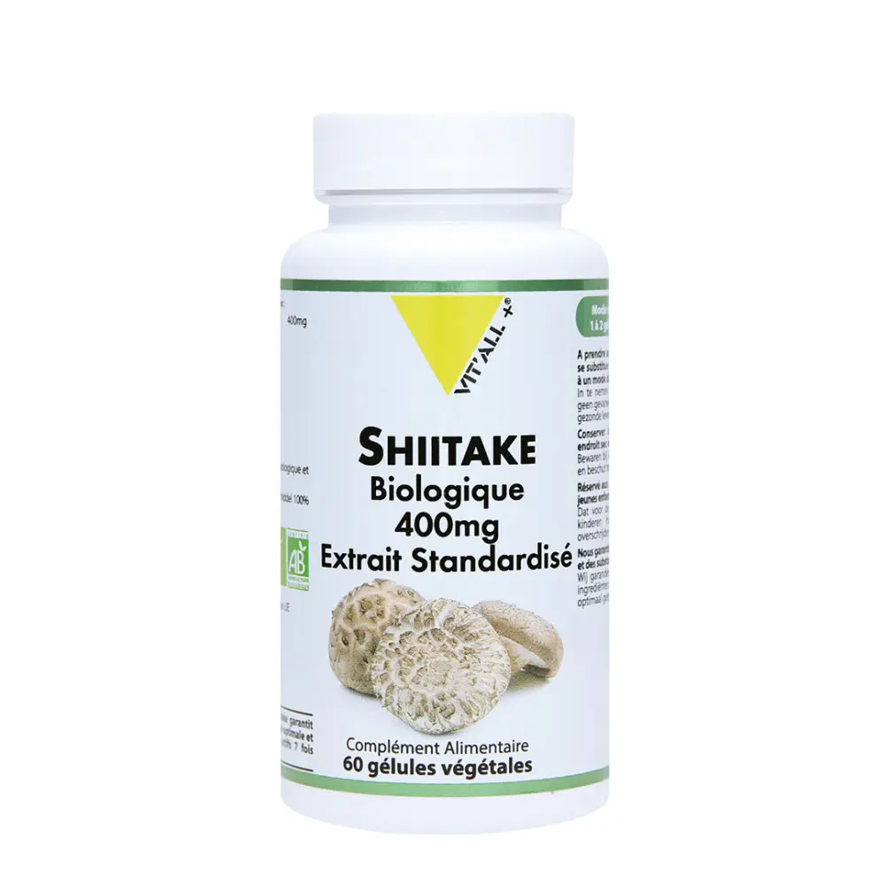 Shiitake Bio Extrait Standardisé — VIT'ALL+