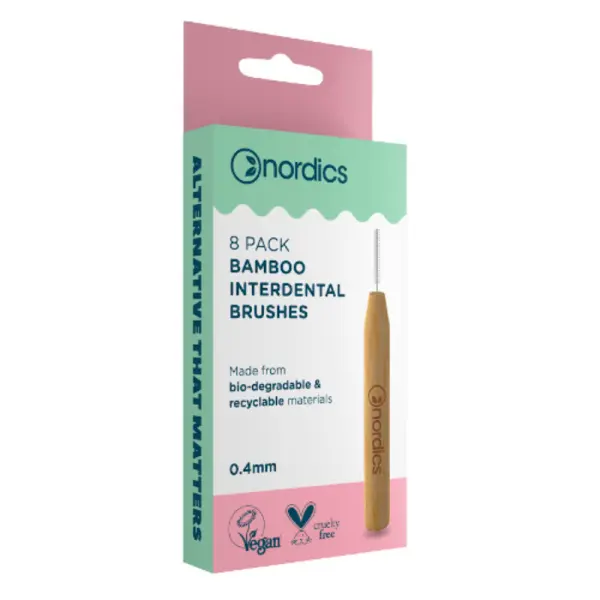 Brossettes Interdentaires en Bambou 8x0,40mm