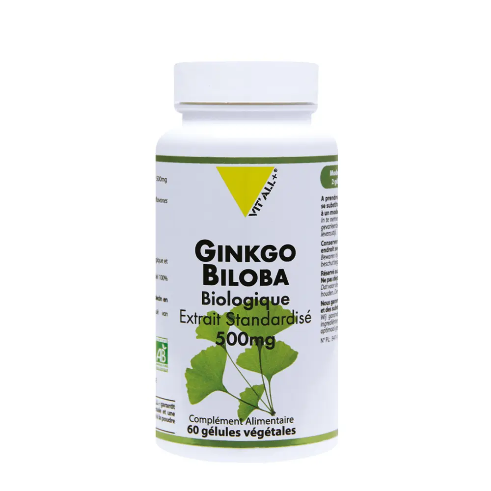 Ginkgo Biloba Bio Standardisierter Extrakt — VIT'ALL+