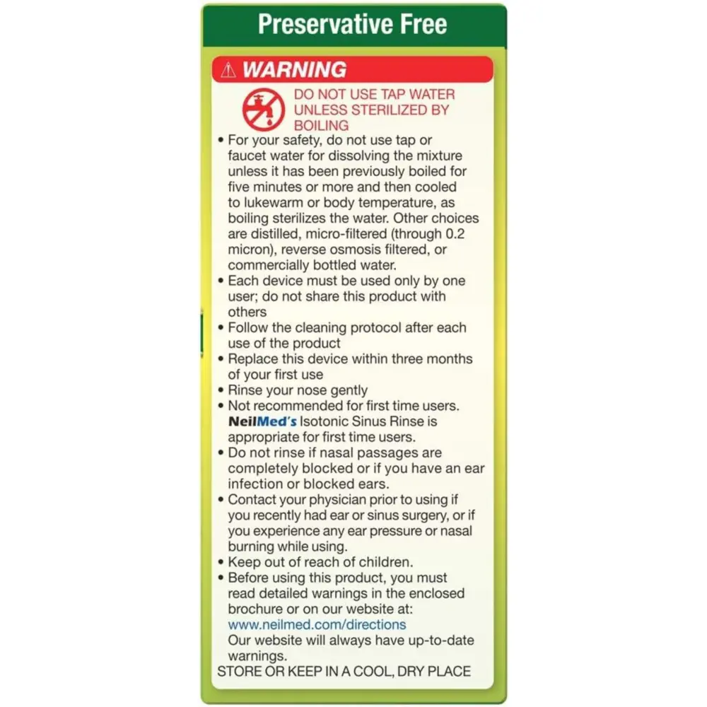 Sinus Rinse® Hypertonic 70 Sachets — NeilMed®