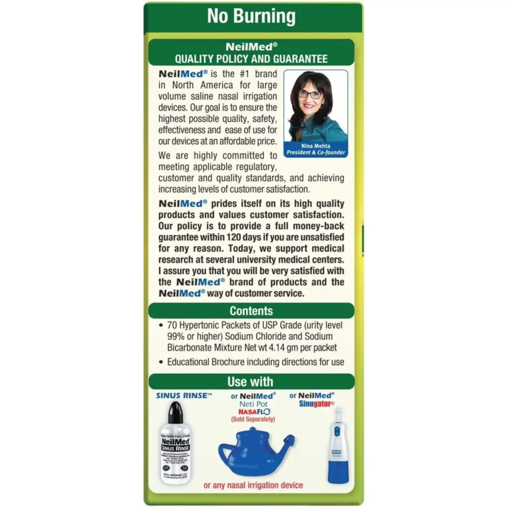 Sinus Rinse® Hypertonic 70 Sachets — NeilMed®