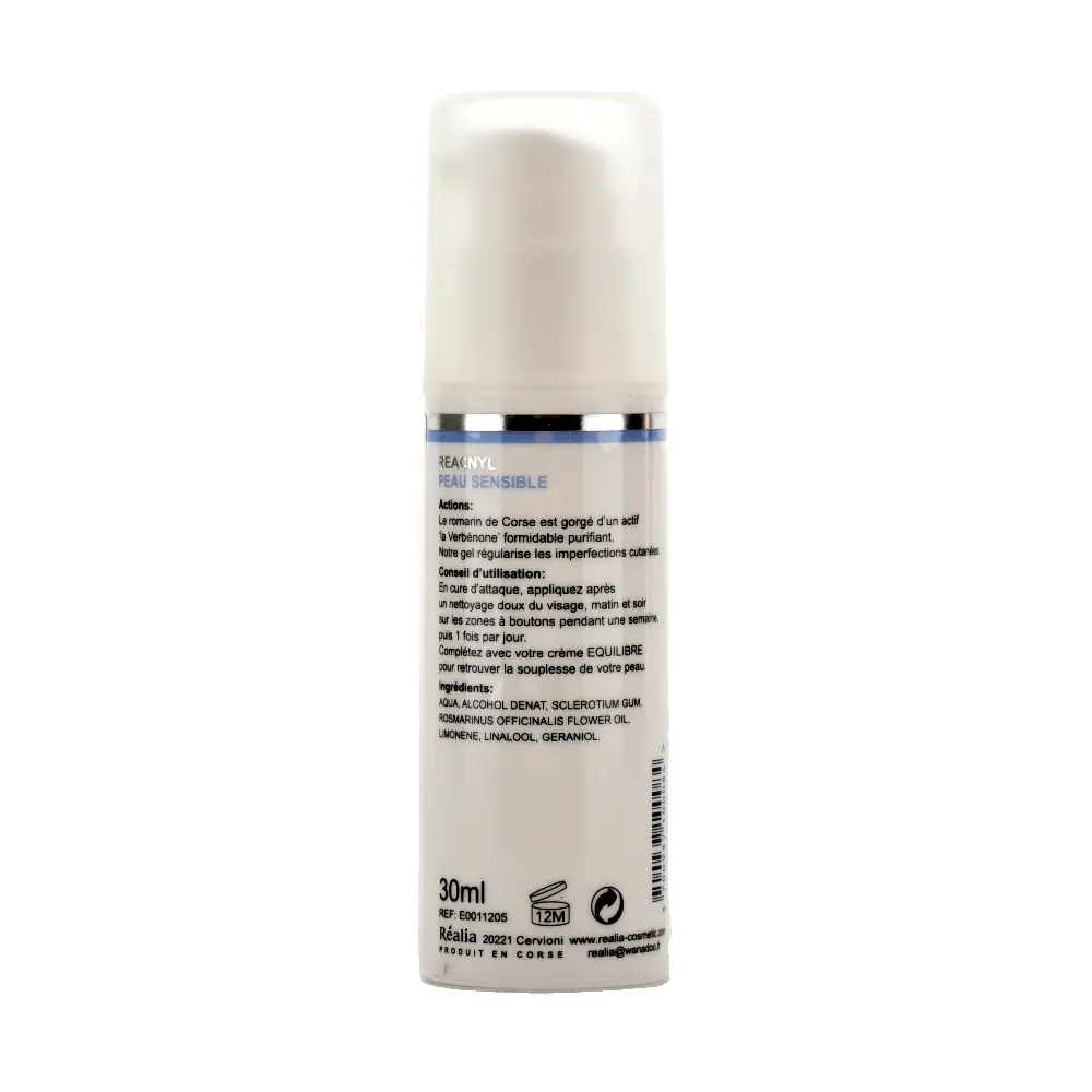 Gel peau tendance acnéique - Reacnyl 30ml — Réalia