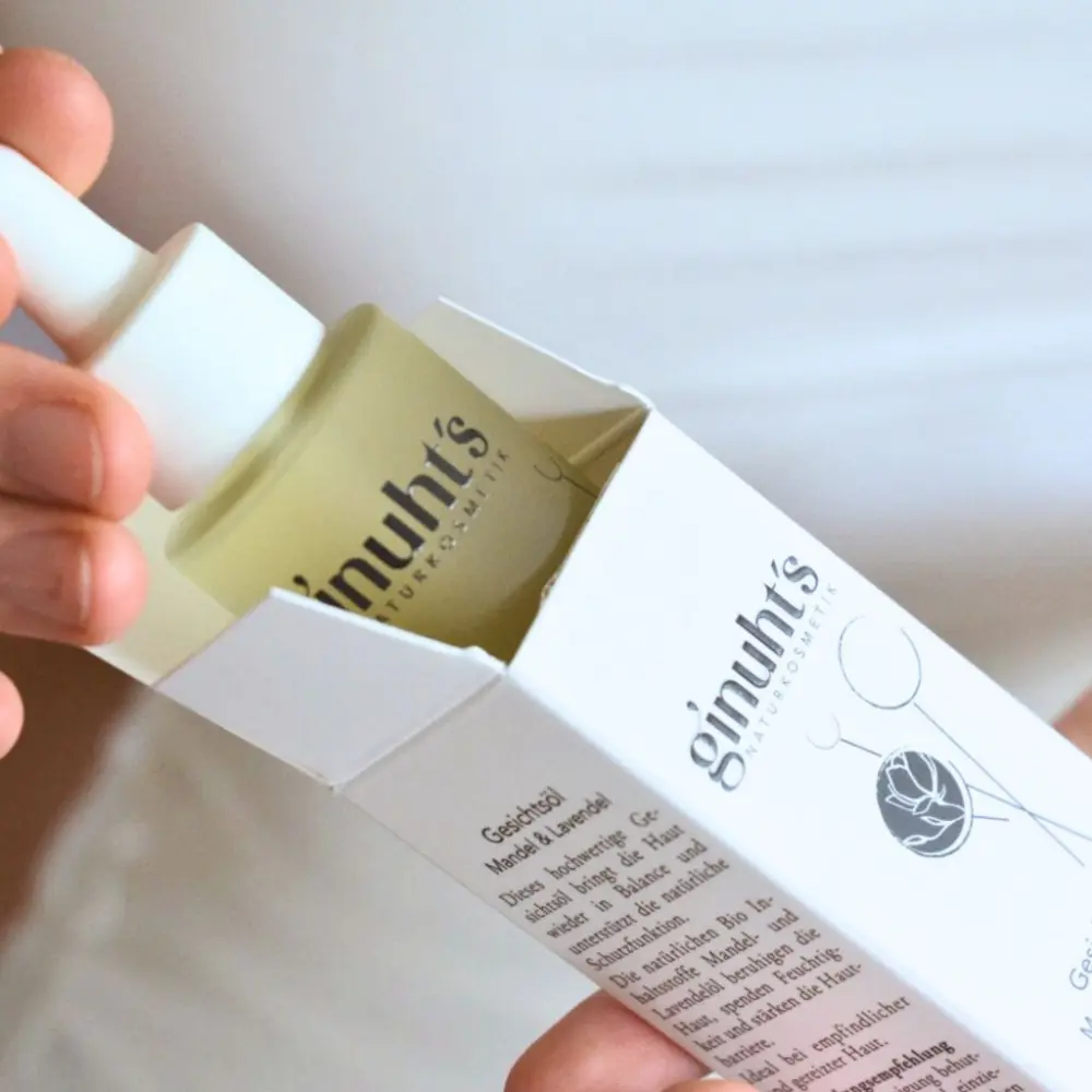 Gesichtsöl - Mandel & Lavendel — ginuht's Naturkosmetik