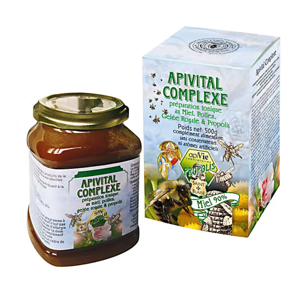 Apivital Complexe - Miel, Pollen, Gelée royale & Propolis — ApiVie