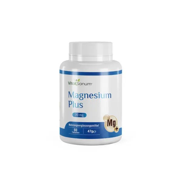 Magnesium Plus 70 mg – 60 Tabletten