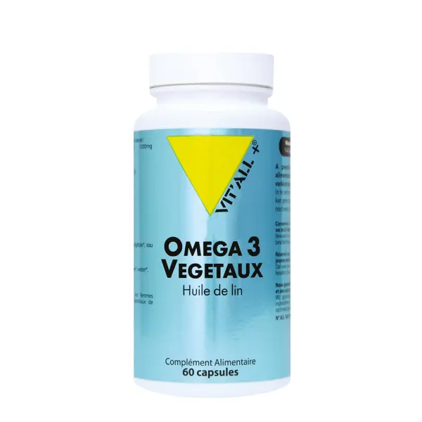 Oméga 3 Végétaux - Huile de Lin - 60unités