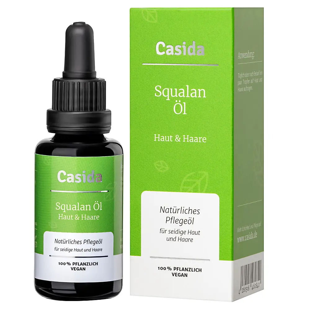 Squalan Öl Haut & Haare pflanzlich — Casida