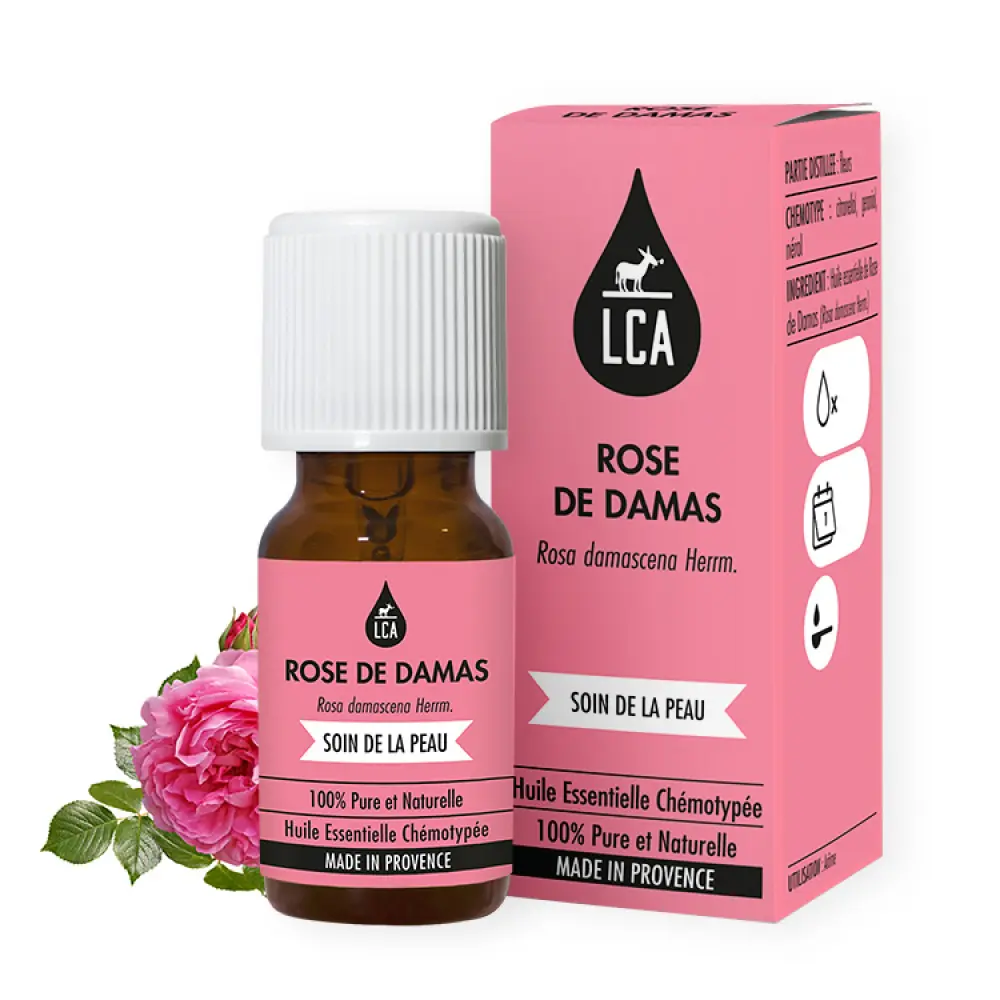 Huile essentielle Rose de Damas — LCA Aroma