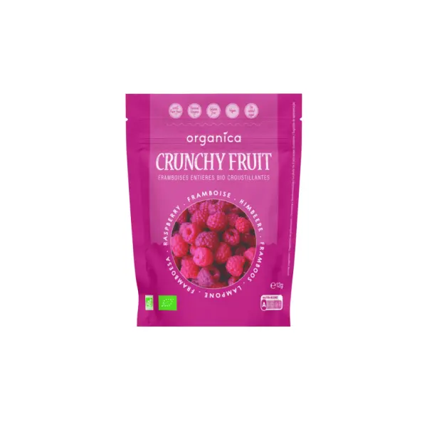 Crunchy Fruit Framboise Lyophilisée Bio - Lot de 5