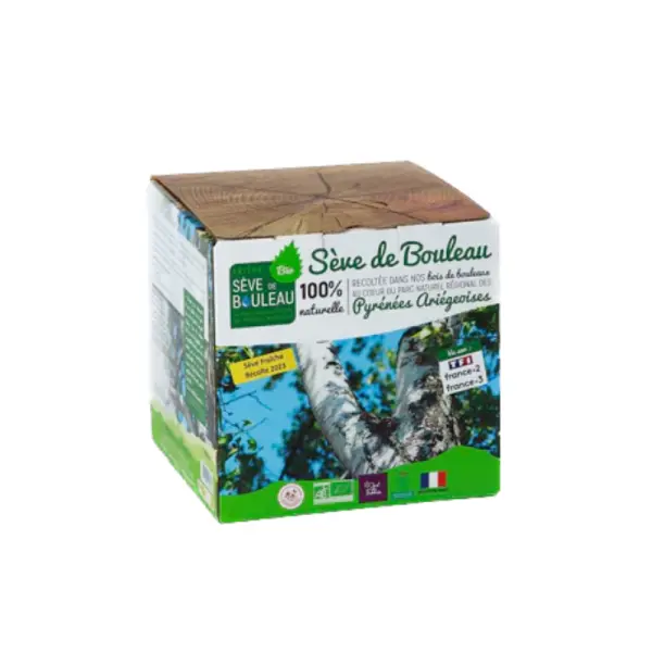 Sève de bouleau Bio Pasteurisée - 5 litres - Récolte 2026