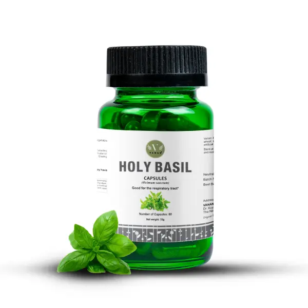 Capsule di Basilico Sacro 300 mg - Benessere Respiratorio