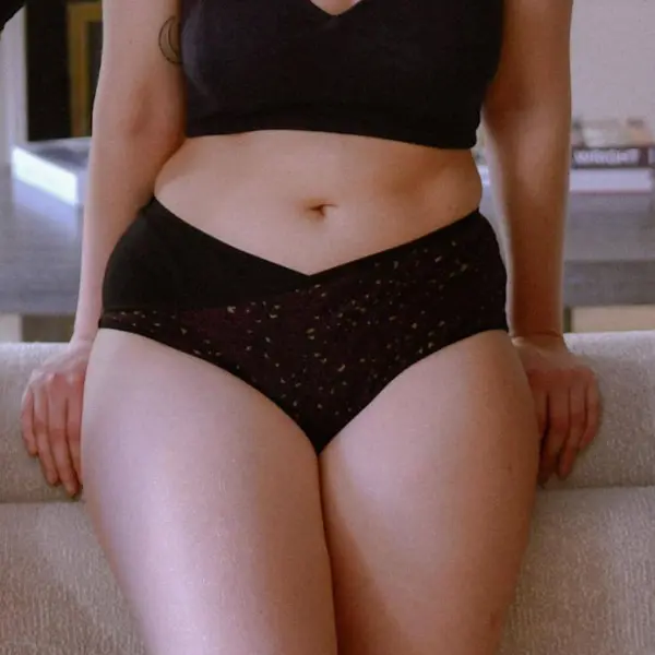 Culotte taille haute Simone - Léopard - XL