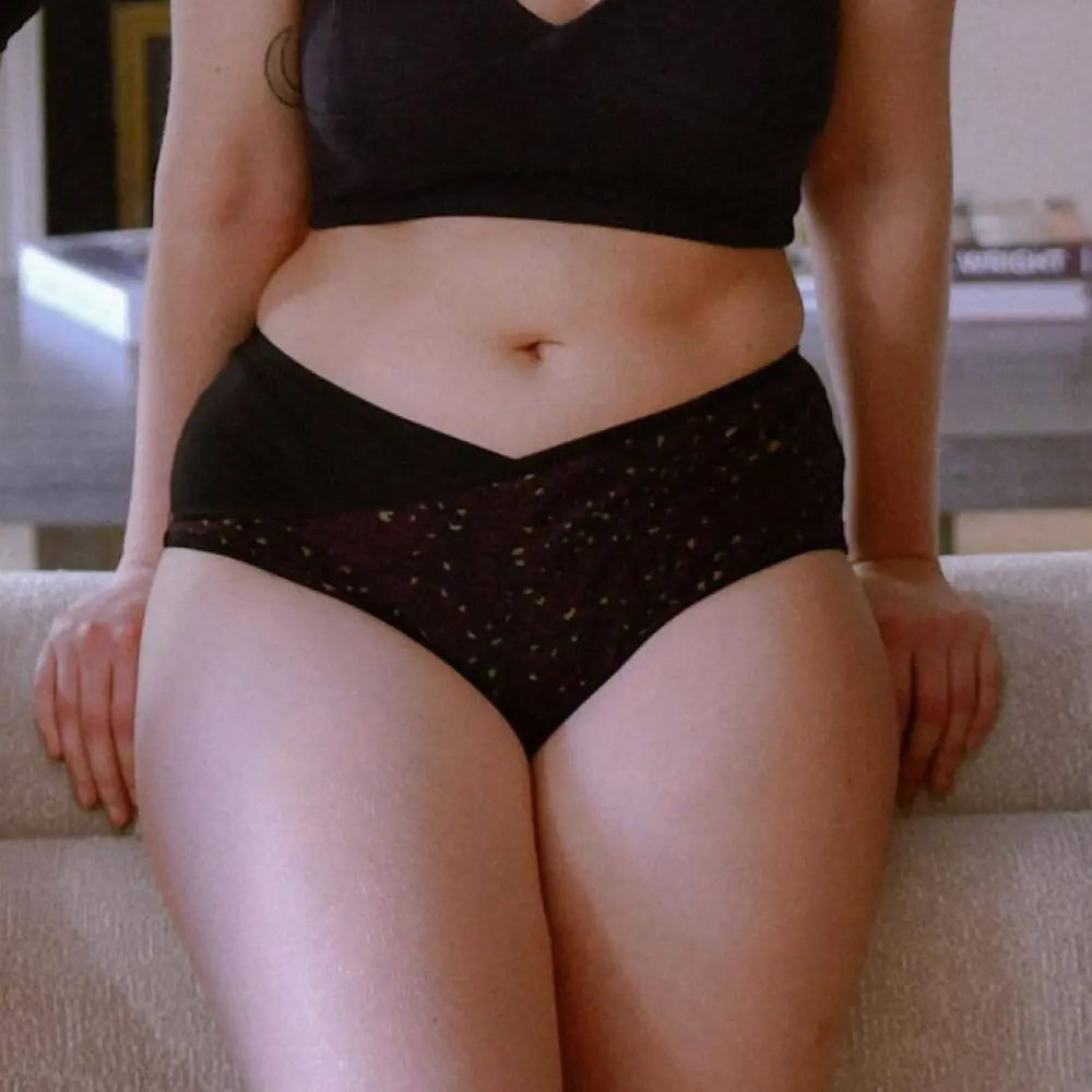 Culotte taille haute Simone - Léopard - XL — Elia