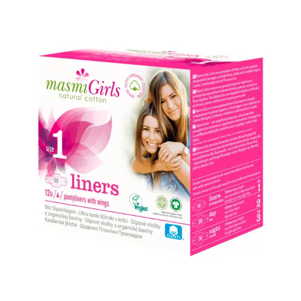 Masmi Girls - Protège-slips Bio