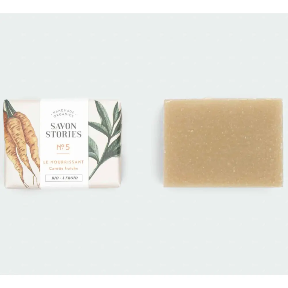N°5 Le Nourrissant - Savon aux carottes fraîches - 100 g — Savon Stories