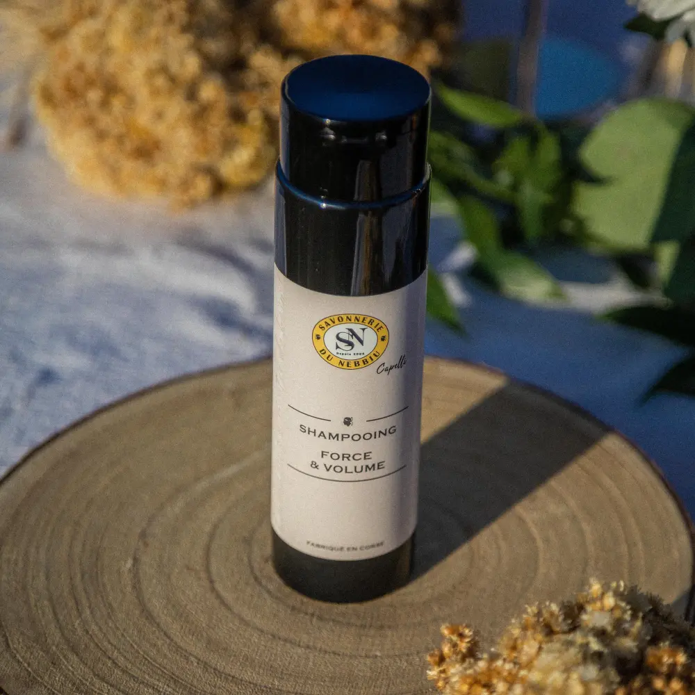 Shampoing cheveux Force & Volume — Savonnerie du Nebbiu