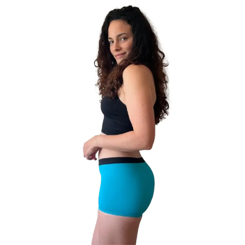 Marie - Pack 2 culottes menstruelles - Bleu Vert — FreeU Anaissa