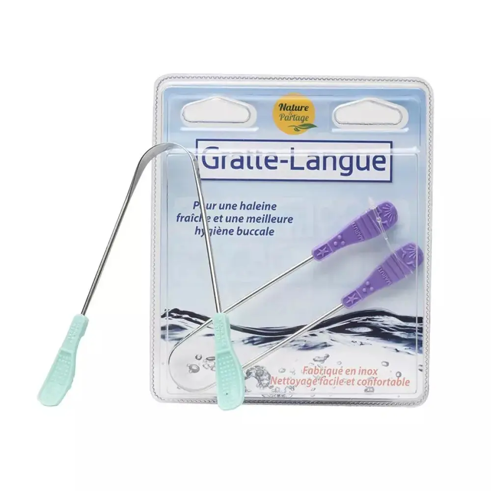 Gratte langue antibactérien — Nature & Partage