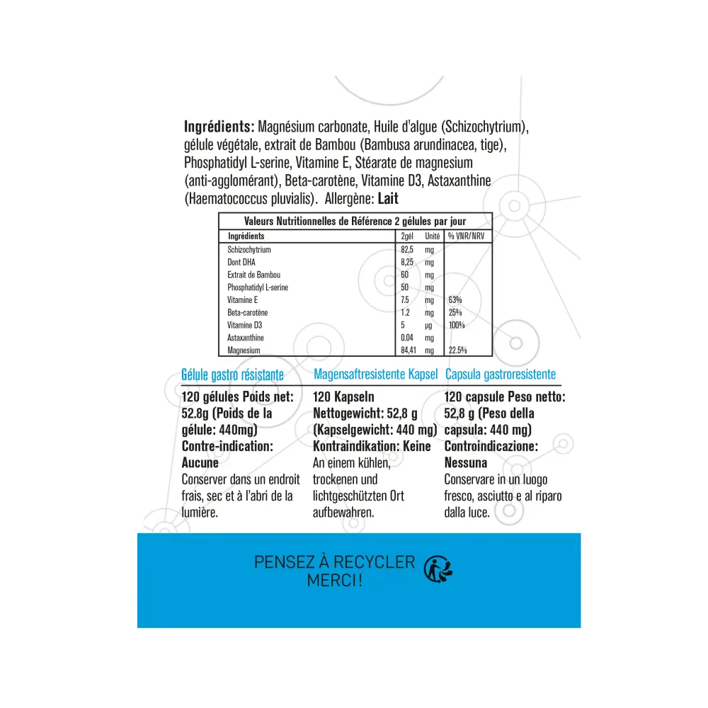 Omega3-D3 - Mentale Vitalität — AlguaThera