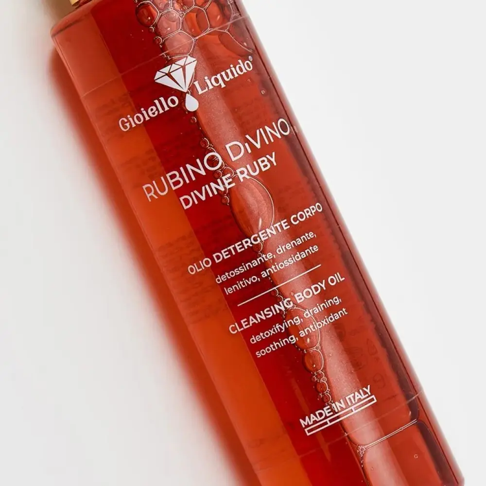 Rubino Divino - Huile nettoyante pour le corps rubis — Gioiello Liquido