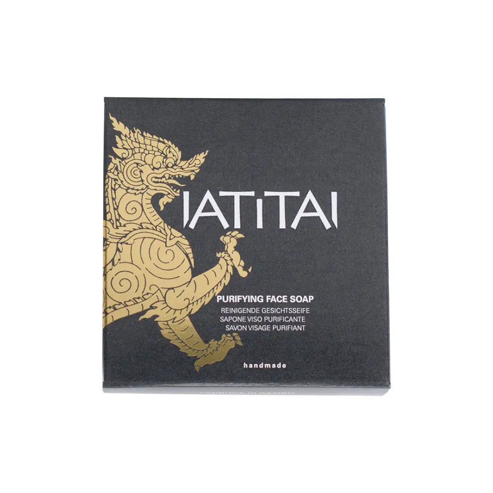 Savon pour le visage au bambou et au charbon actif — IATITAI