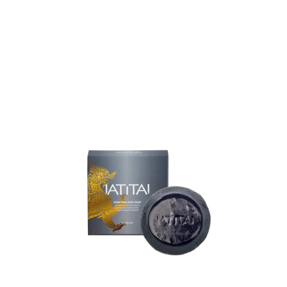Savon pour le visage au bambou et au charbon actif — IATITAI