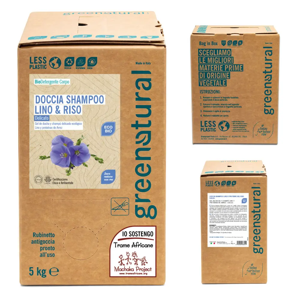Docciashampoo Lino & Riso — greenatural