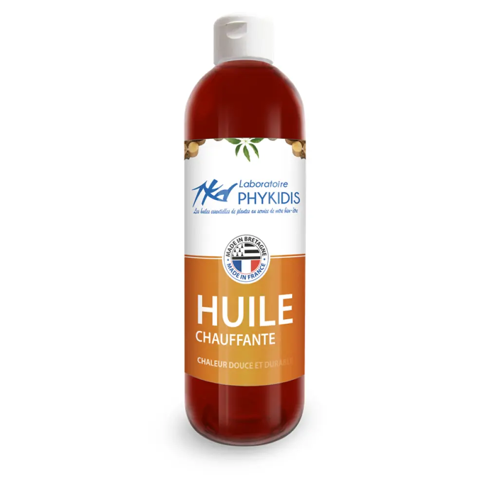 Huile Chauffante - 500 ml — Laboratoire Phykidis