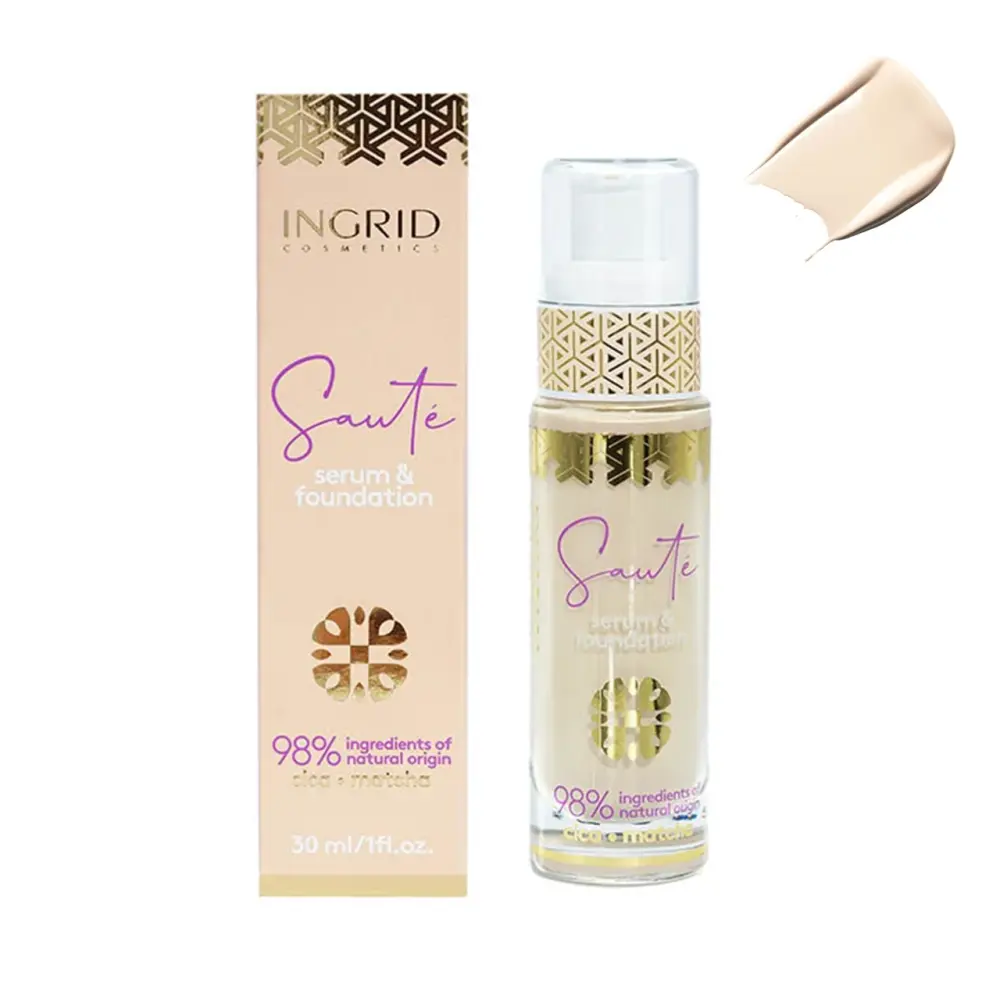 Fond de teint Sérum 98% naturel - Ingrid Cosmetic - 01 Elegant Porcelain — SDI Paris