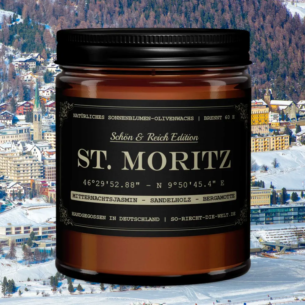 Bougie de Saint-Moritz - Belle et riche édition - Jasmin de minuit — So riecht die Welt
