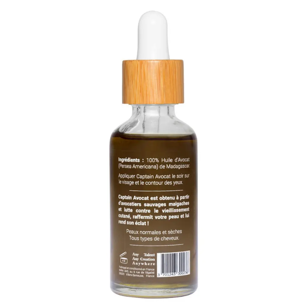 Huile raffermissante d'avocat pure — My Mira