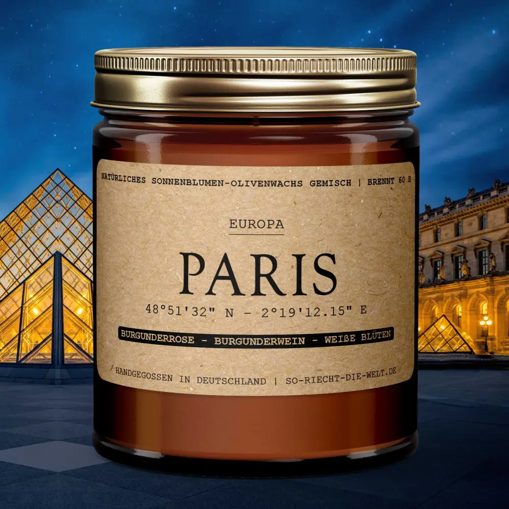 Bougie Paris - Rose de Bourgogne | Vin de Bourgogne | fleurs blanches — So riecht die Welt