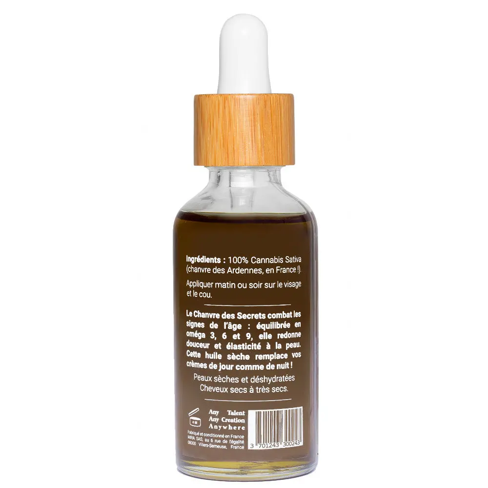 Huile sèche anti-âge de chanvre pure — My Mira
