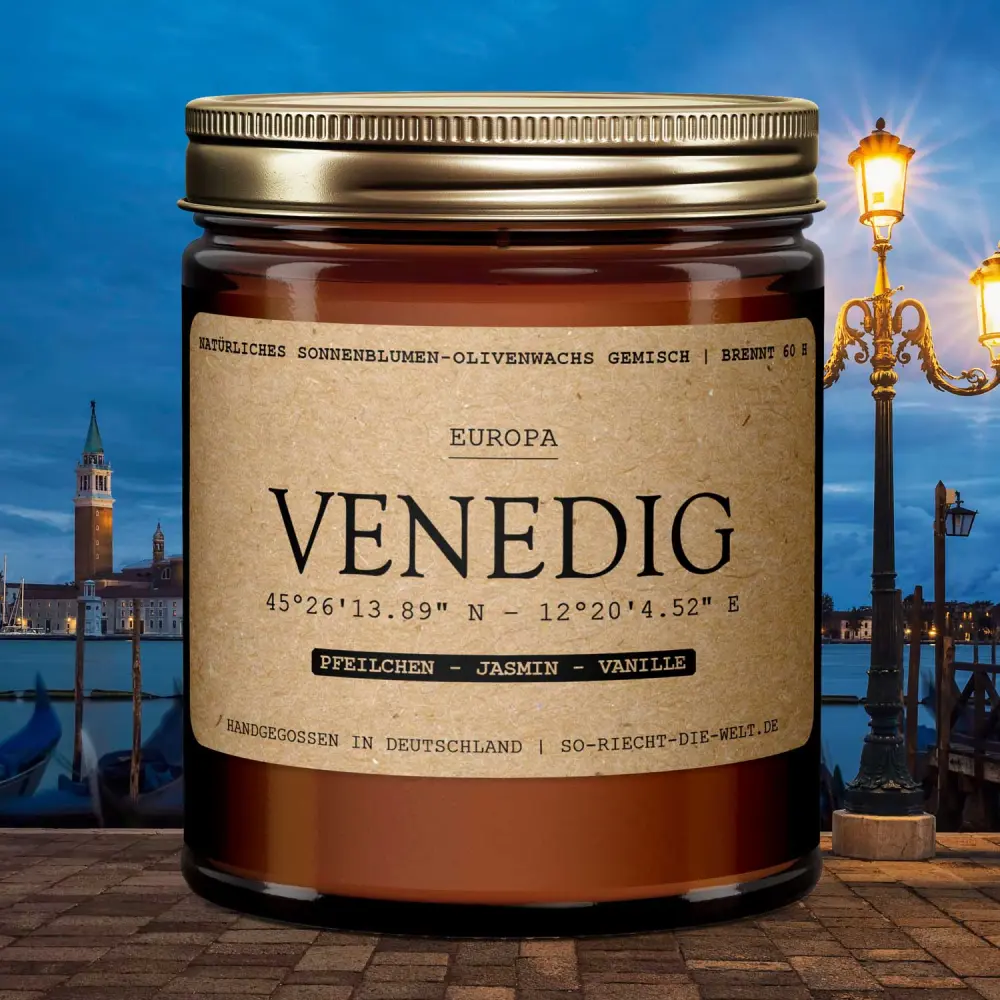 Bougie Parfumée Venise - Flèche | Jasmin | Vanille — So riecht die Welt