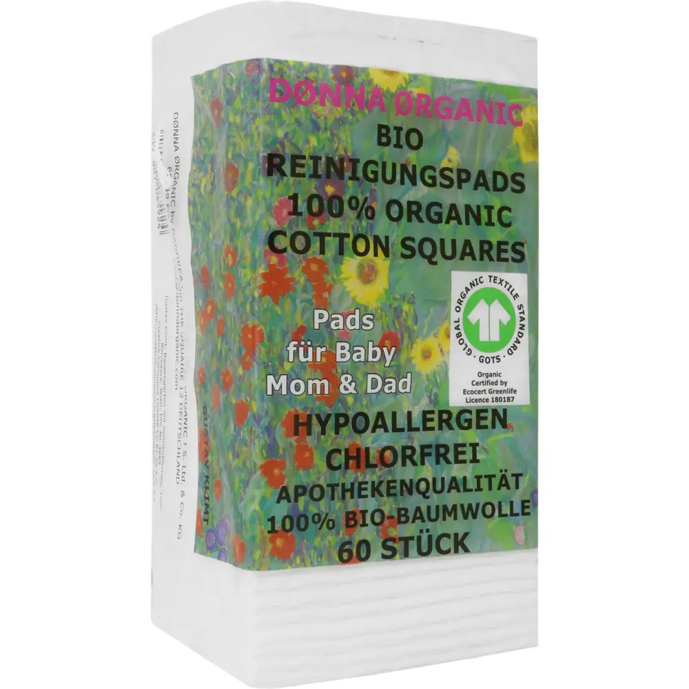 Tampons nettoyants biologiques fabriqués à partir de coton 100% Bio - Dønna Ørganic — Don Dandrea Deutschland
