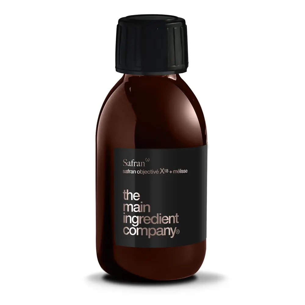 Safran Ω Flüssig 30 mg mit Melisse - Flasche 90 Tage — The Main Ingredient