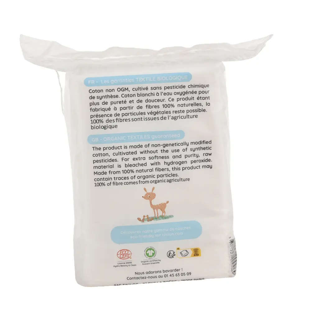 Maxi carrés de coton pour bébé — Tiniloo