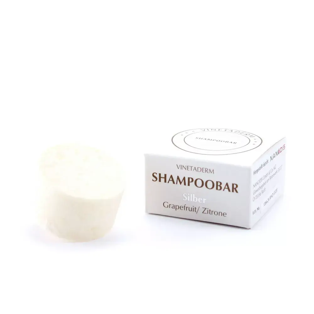 VINETADERM - Shampoobar mini mit Silber Probiergröße 20g — Nanodis