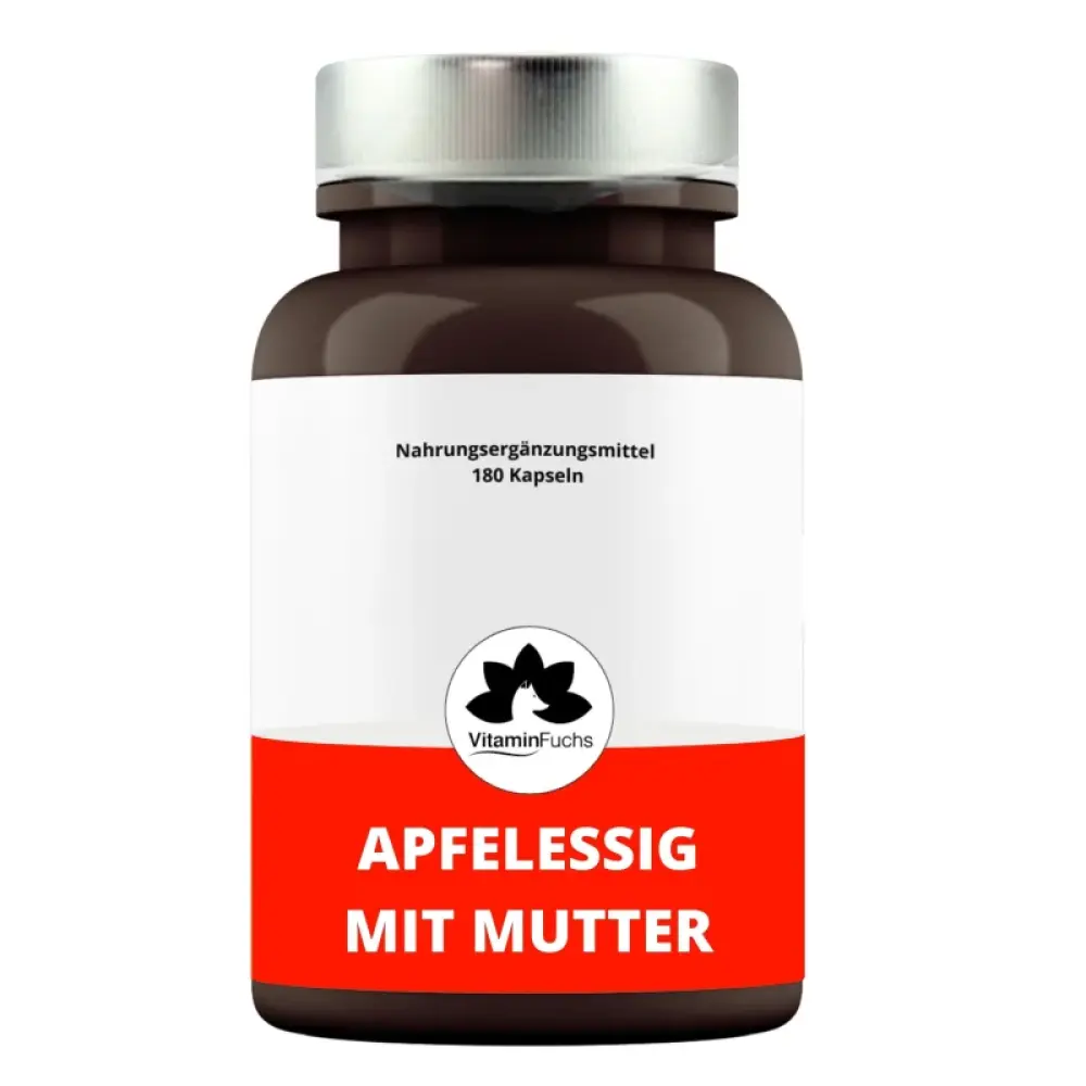Apfelessig mit Mutter - Vitalität — VitaminFuchs