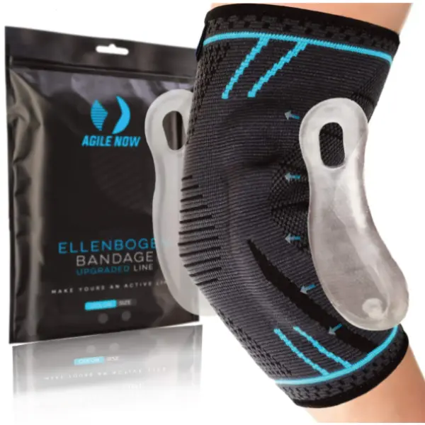 Ellenbogenbandage Upgraded Blau - XL