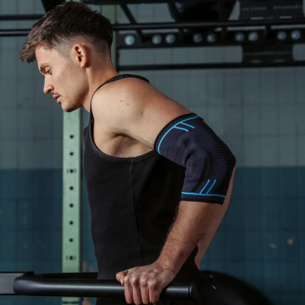 Ellenbogenbandage Upgraded Blau — Agile Now