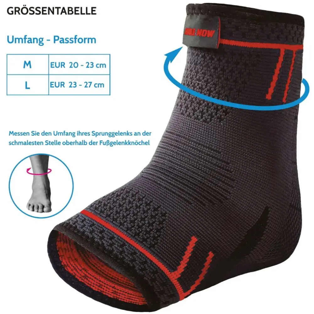 Sprunggelenkbandage Rot — Agile Now