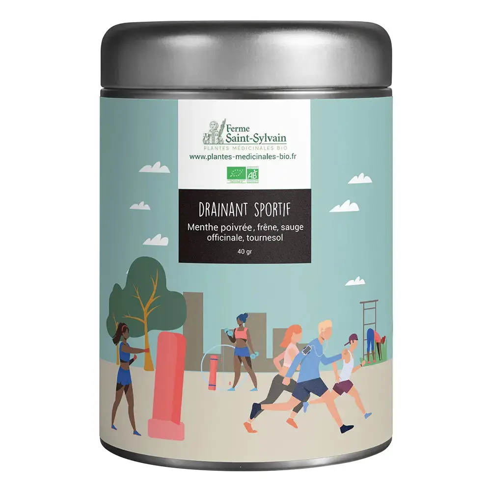 Kräutertee Drainierende Sportler Bio — La Ferme Saint-Sylvain
