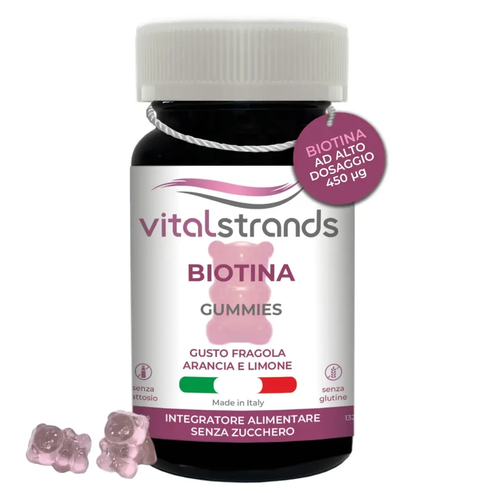 BIOTINA BIOTINA AD ALTO DOSAGGIO, ZINCO & SELENIO - Orsetti Gommosi Hair Complex — vitalstrands
