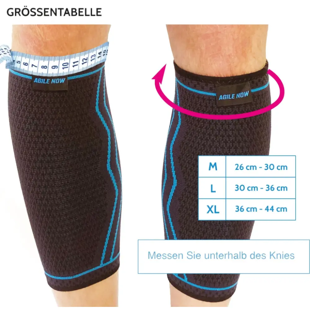 Wadenbandage Blau — Agile Now